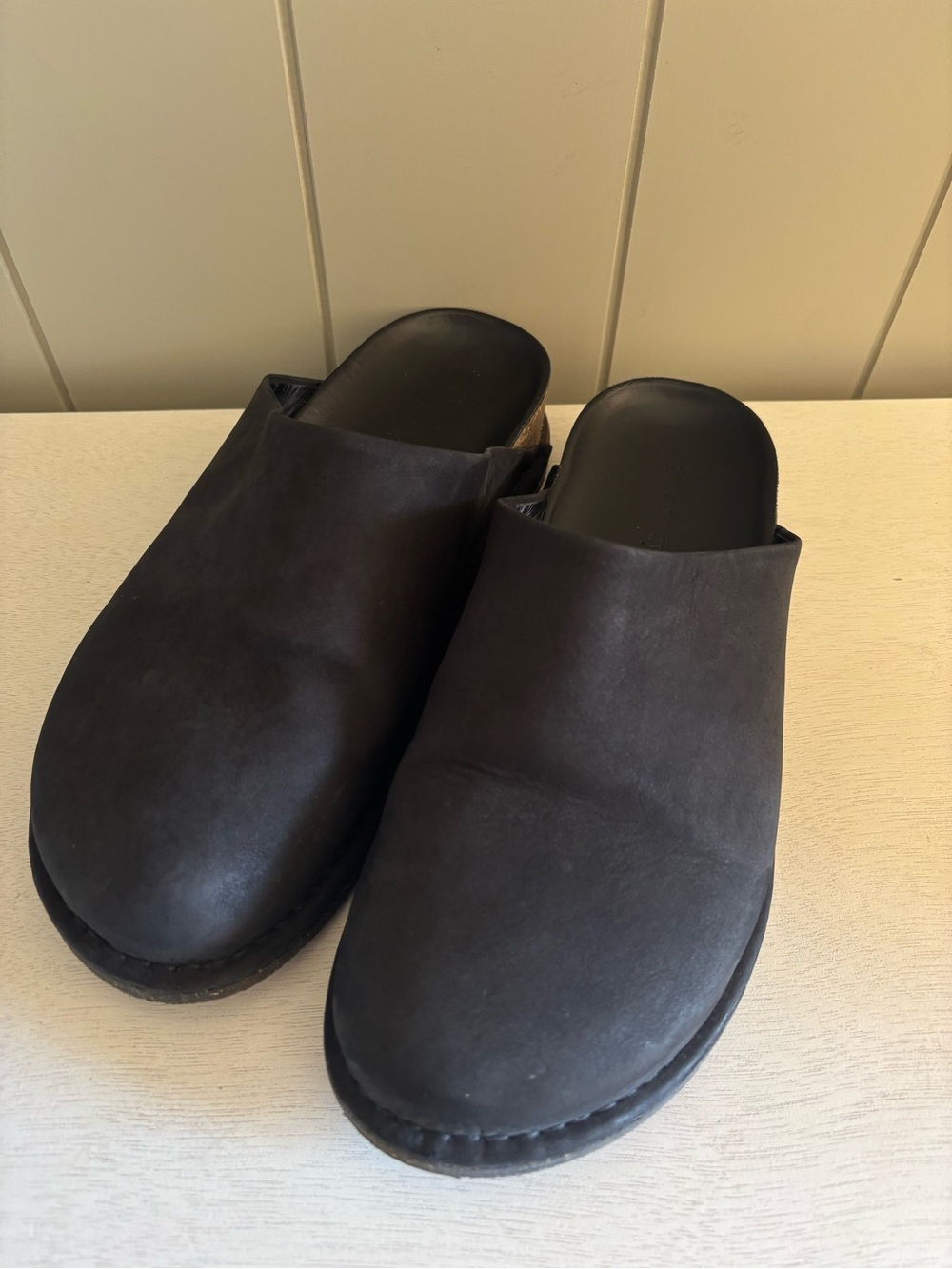 JENNI KAYNE Moc Clog Oiled Leather Black size 39 - Picture 3 of 10